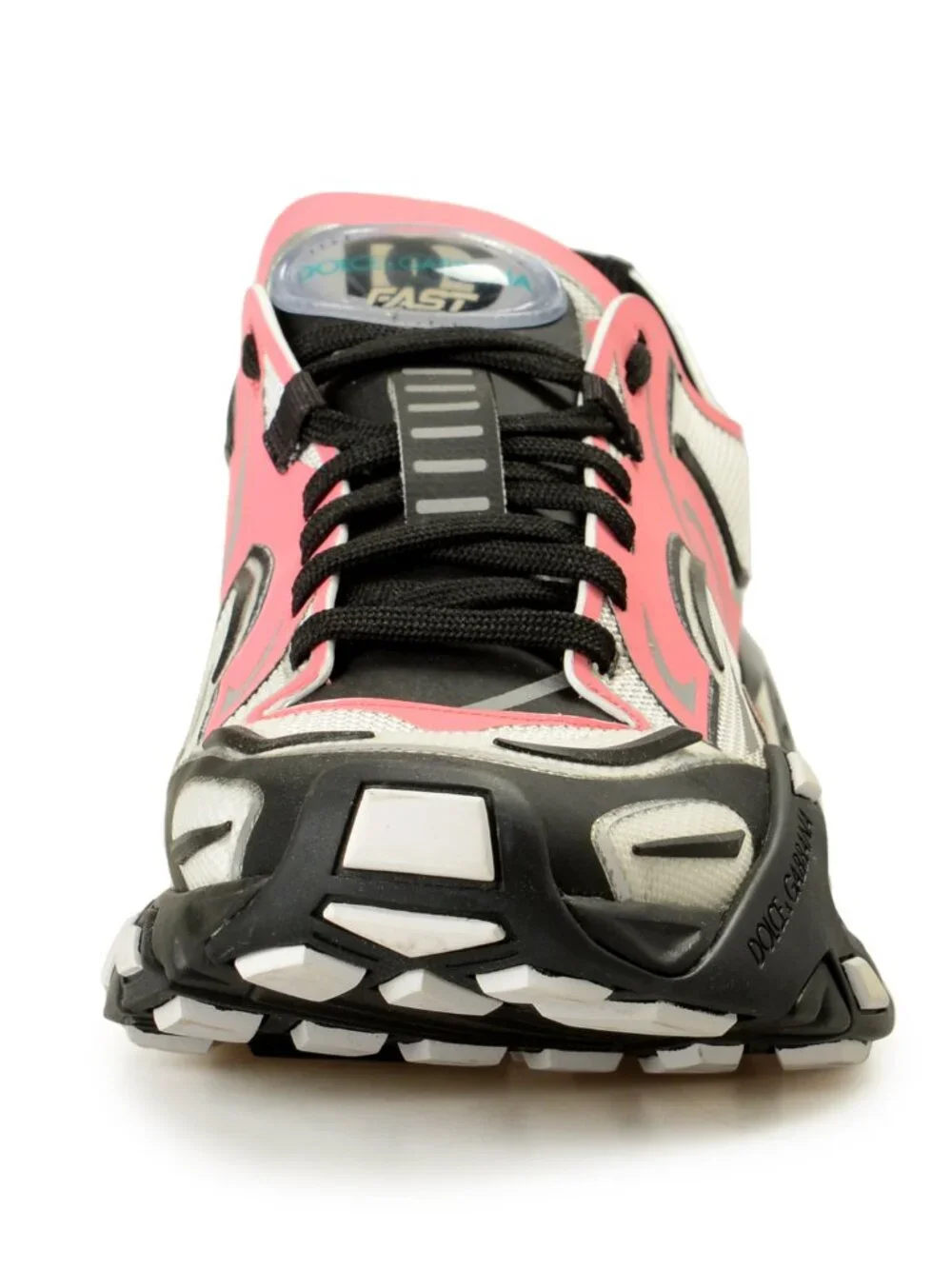 Dolce & Gabbana Men's Pink/Black Athletic Sneakers Shoes US 11 IT 44